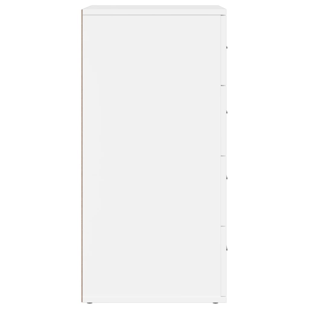 Sideboards 2 pcs White 60x39x80 cm Engineered Wood