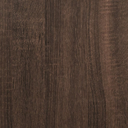 Kitchen Cabinet Brown Oak 60x50x180 cm Engineered Wood