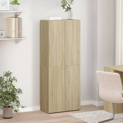 File Cabinet Sonoma Oak 60x32x153 cm Engineered Wood