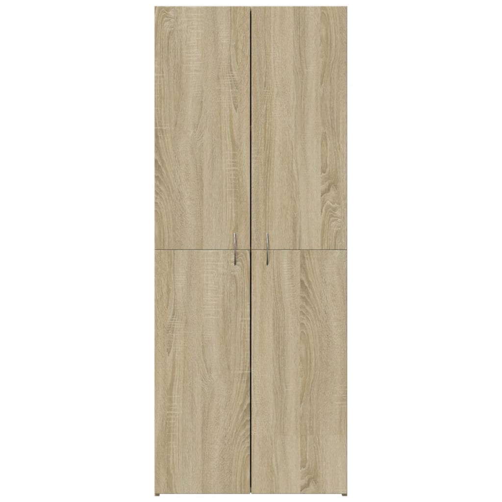 File Cabinet Sonoma Oak 60x32x153 cm Engineered Wood