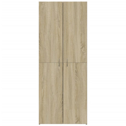 File Cabinet Sonoma Oak 60x32x153 cm Engineered Wood