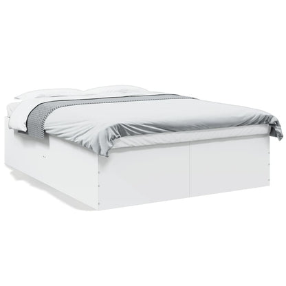 Bed Frame without Mattress White 160x200 cm