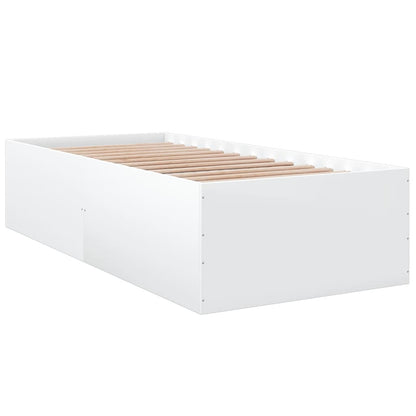 Bed Frame without Mattress White 90x200 cm