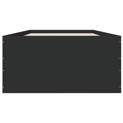 Bed Frame without Mattress Black 75x190 cm Small Single