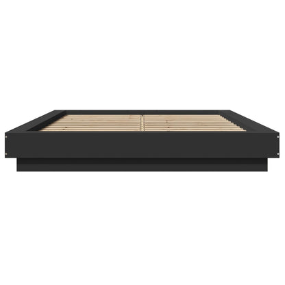 Bed Frame without Mattress Black 120x190 cm Small Double