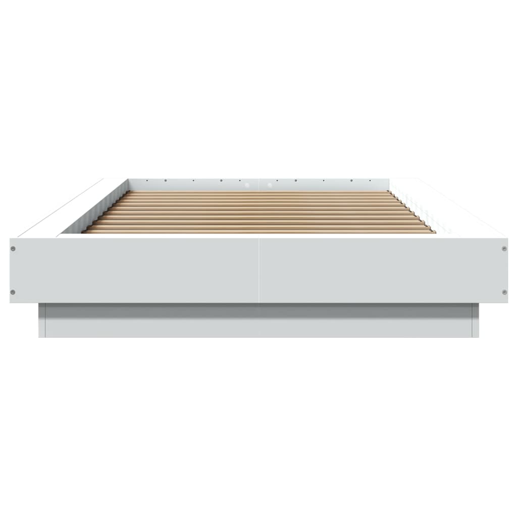 Bed Frame without Mattress White 90x190 cm Single