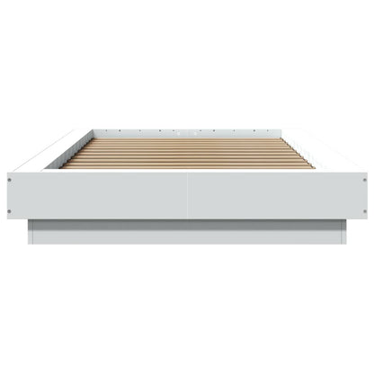 Bed Frame without Mattress White 90x190 cm Single