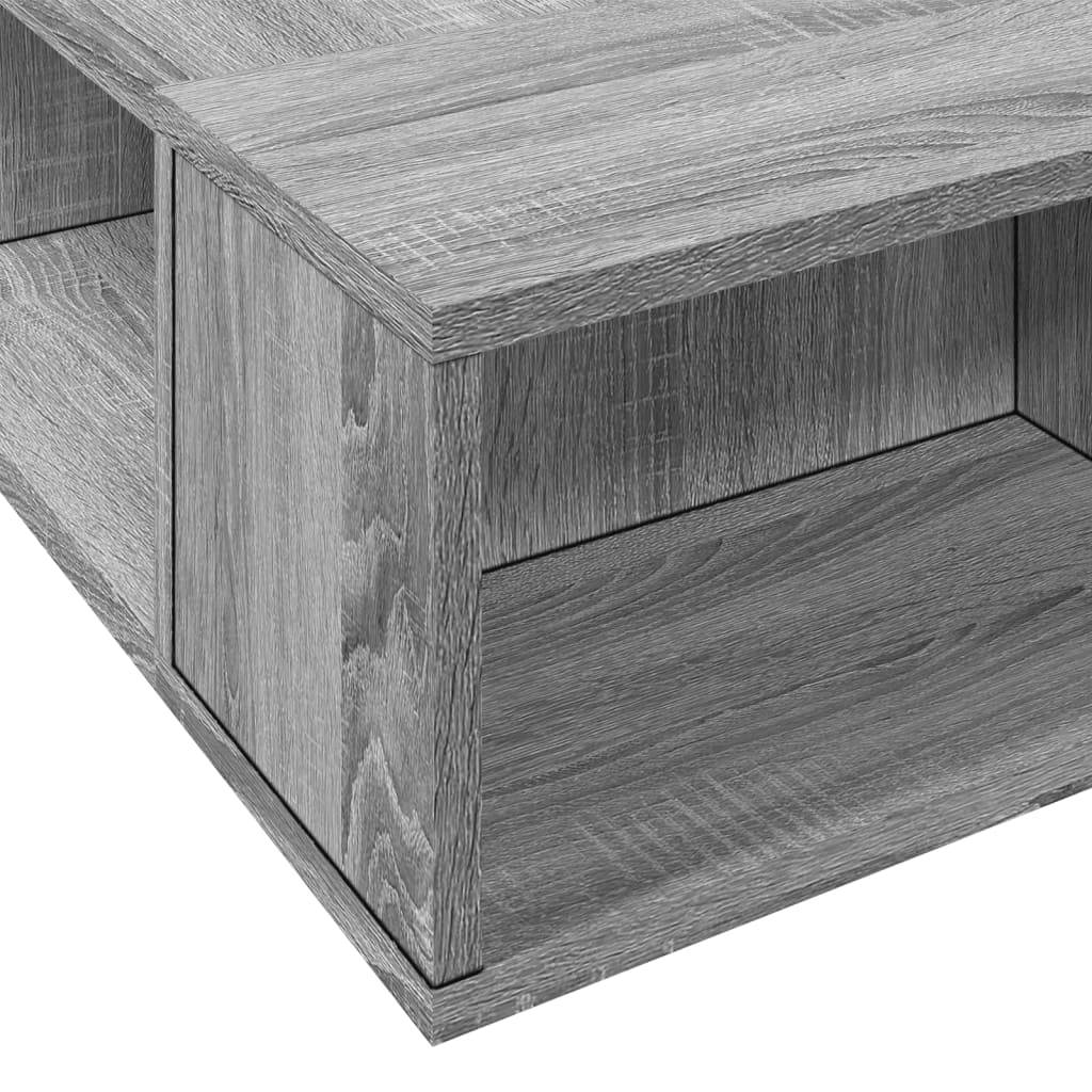 Bed Frame without Mattress Grey Sonoma 160x200 cm