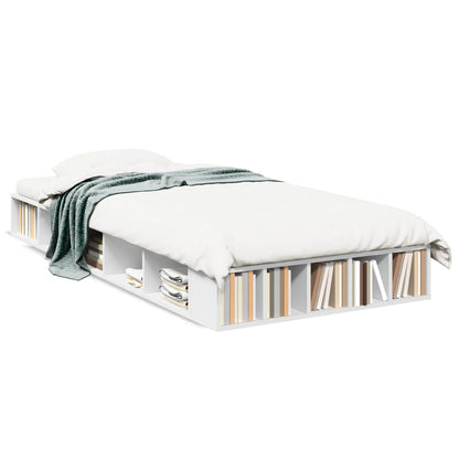 Bed Frame without Mattress White 90x200 cm