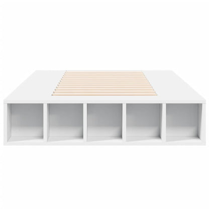 Bed Frame without Mattress White 90x200 cm
