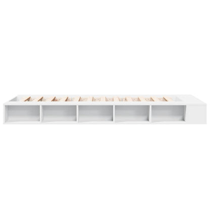 Bed Frame without Mattress White 90x200 cm