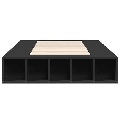 Bed Frame without Mattress Black 90x200 cm