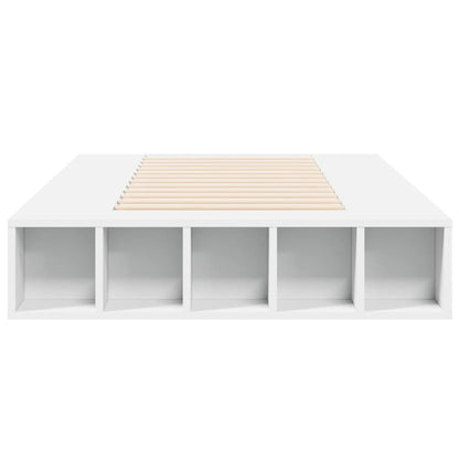 Bed Frame without Mattress White 75x190 cm Small Single
