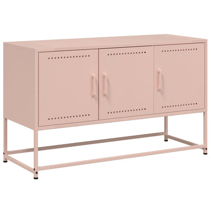 TV Cabinet Pink 100.5x39x60.5 cm Steel
