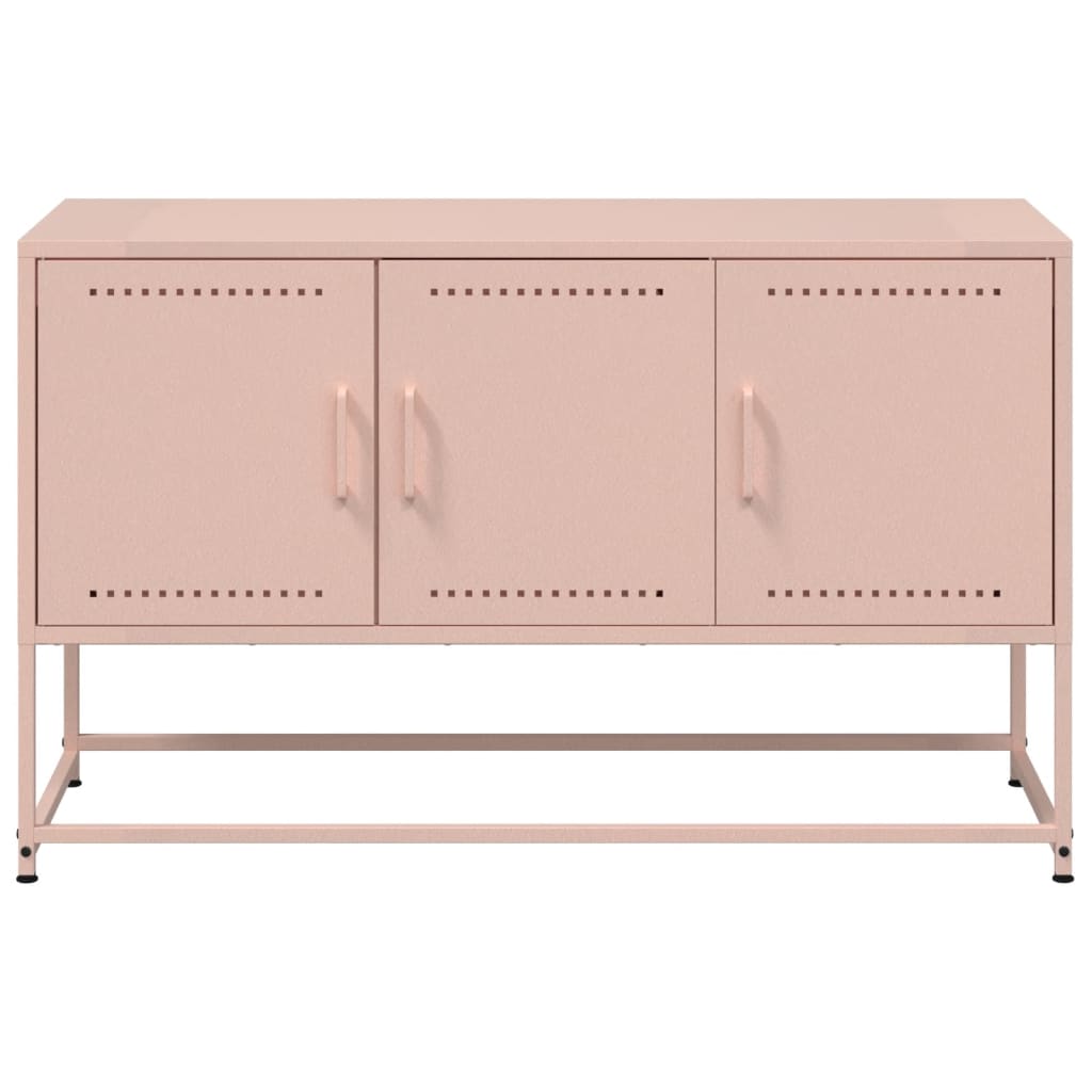 TV Cabinet Pink 100.5x39x60.5 cm Steel