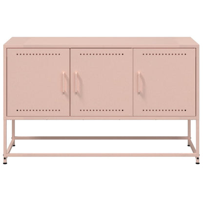TV Cabinet Pink 100.5x39x60.5 cm Steel