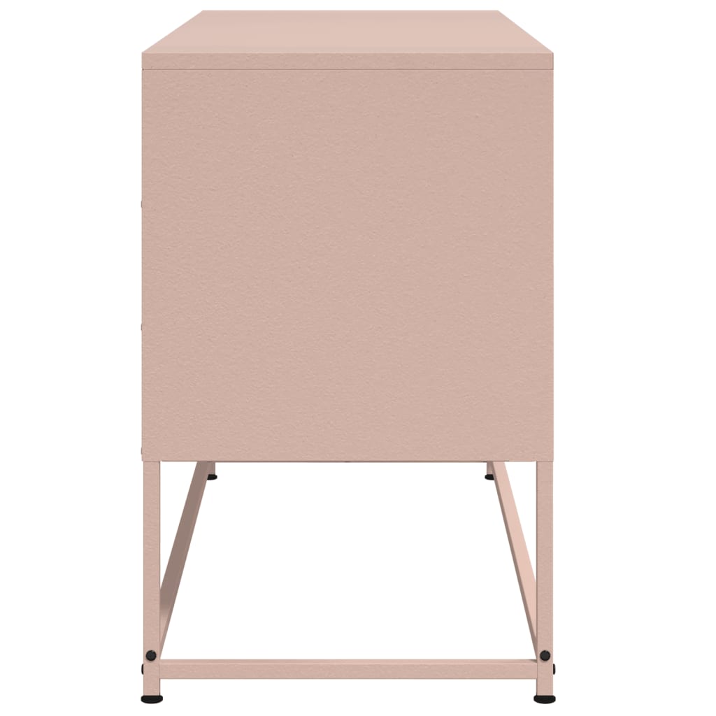 TV Cabinet Pink 100.5x39x60.5 cm Steel