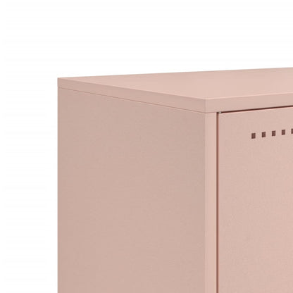 TV Cabinet Pink 100.5x39x60.5 cm Steel