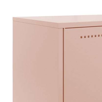 Sideboard Pink 68.5x38.5x123.5 cm Steel