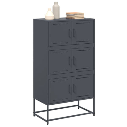 Sideboard Anthracite 68.5x38.5x123.5 cm Steel