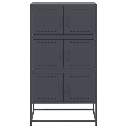 Sideboard Anthracite 68.5x38.5x123.5 cm Steel