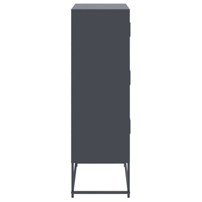 Sideboard Anthracite 68.5x38.5x123.5 cm Steel