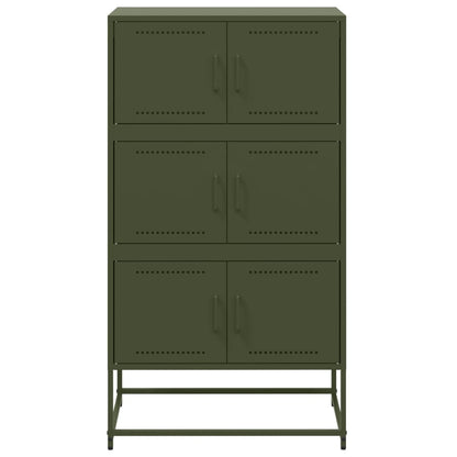 Sideboard Olive Green 68.5x38.5x123.5 cm Steel