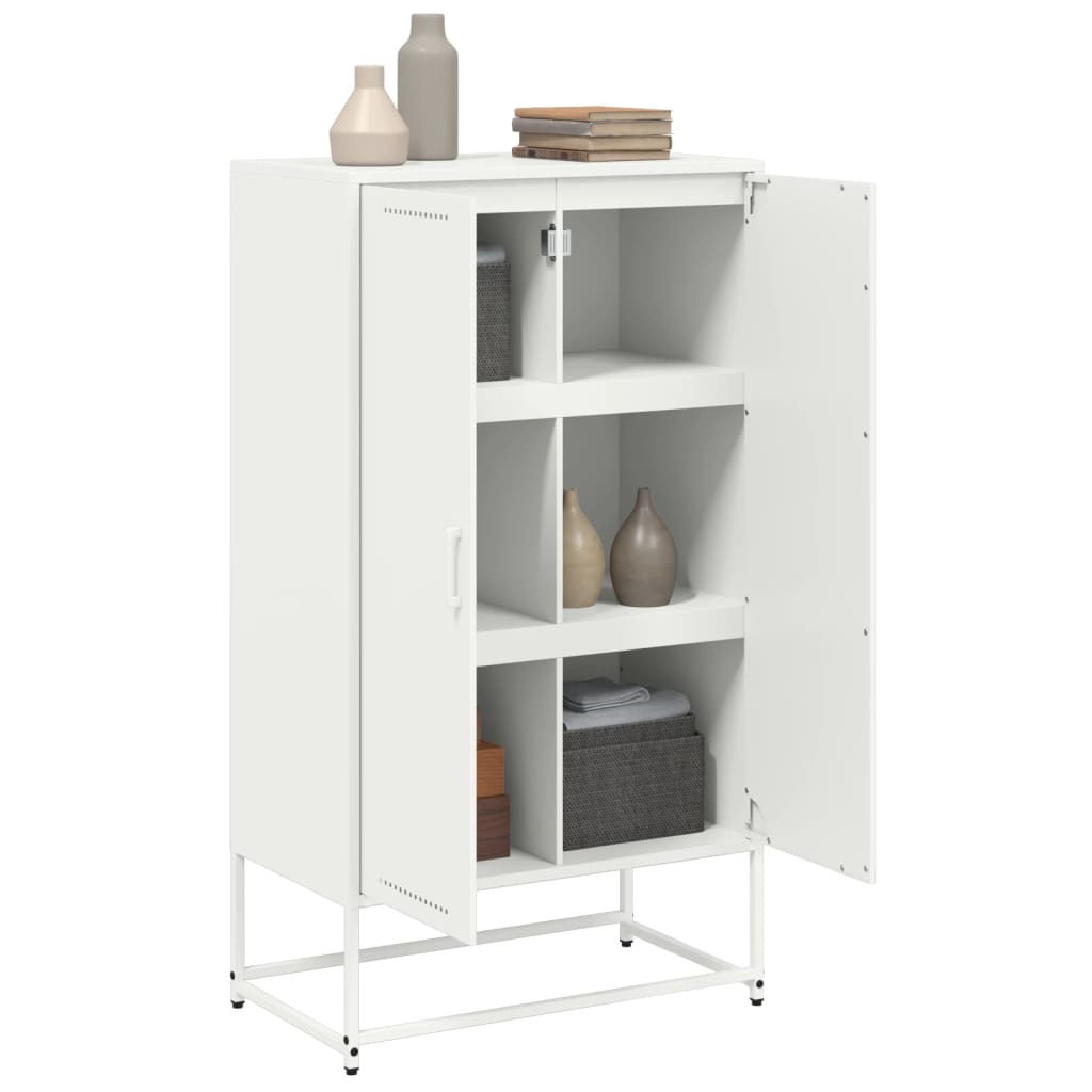 Highboard Pink 68.5x38.5x123.5 cm Steel