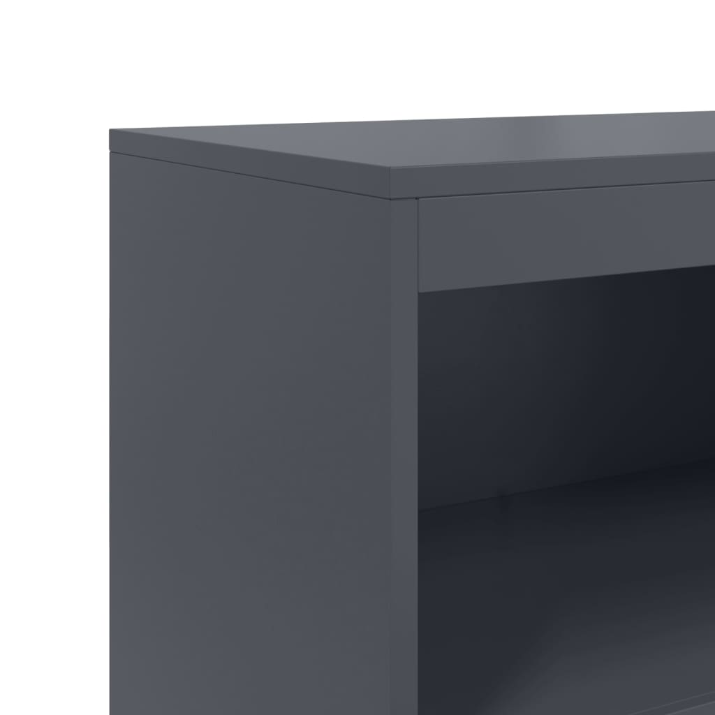 Highboard Anthracite 68.5x38.5x123.5 cm Steel