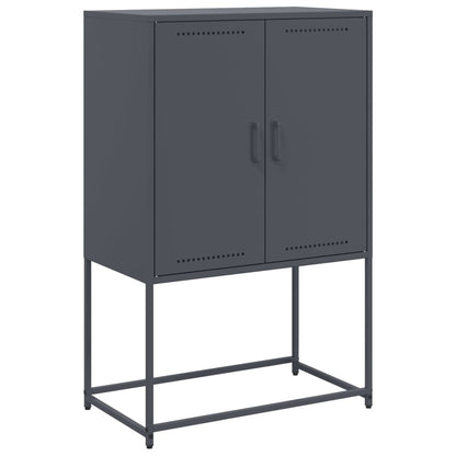 Highboard Anthracite 68.5x38.5x107 cm Steel