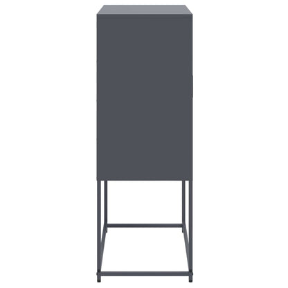 Highboard Anthracite 68.5x38.5x107 cm Steel