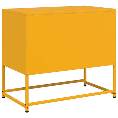 TV Cabinet Mustard Yellow 68x39x60.5 cm Steel