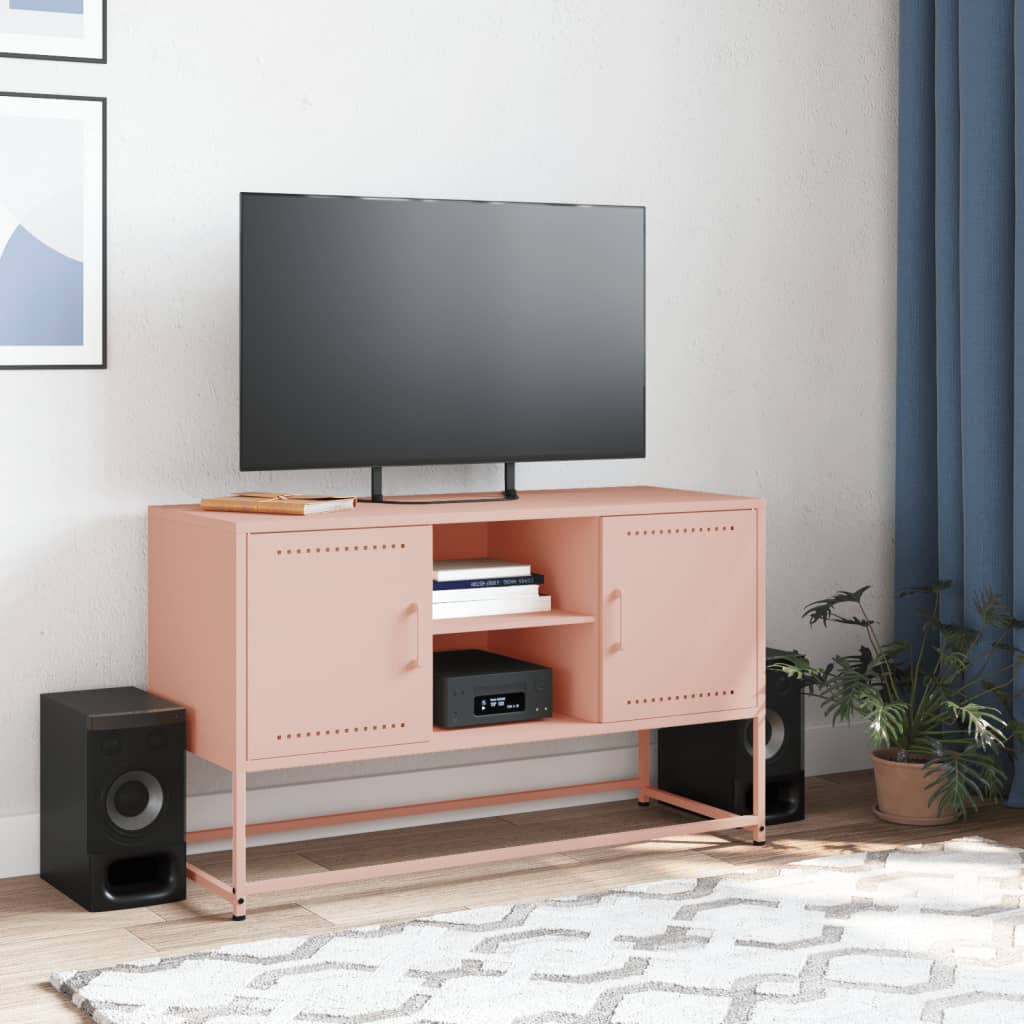 Highboard Pink 36x39x123 cm Steel