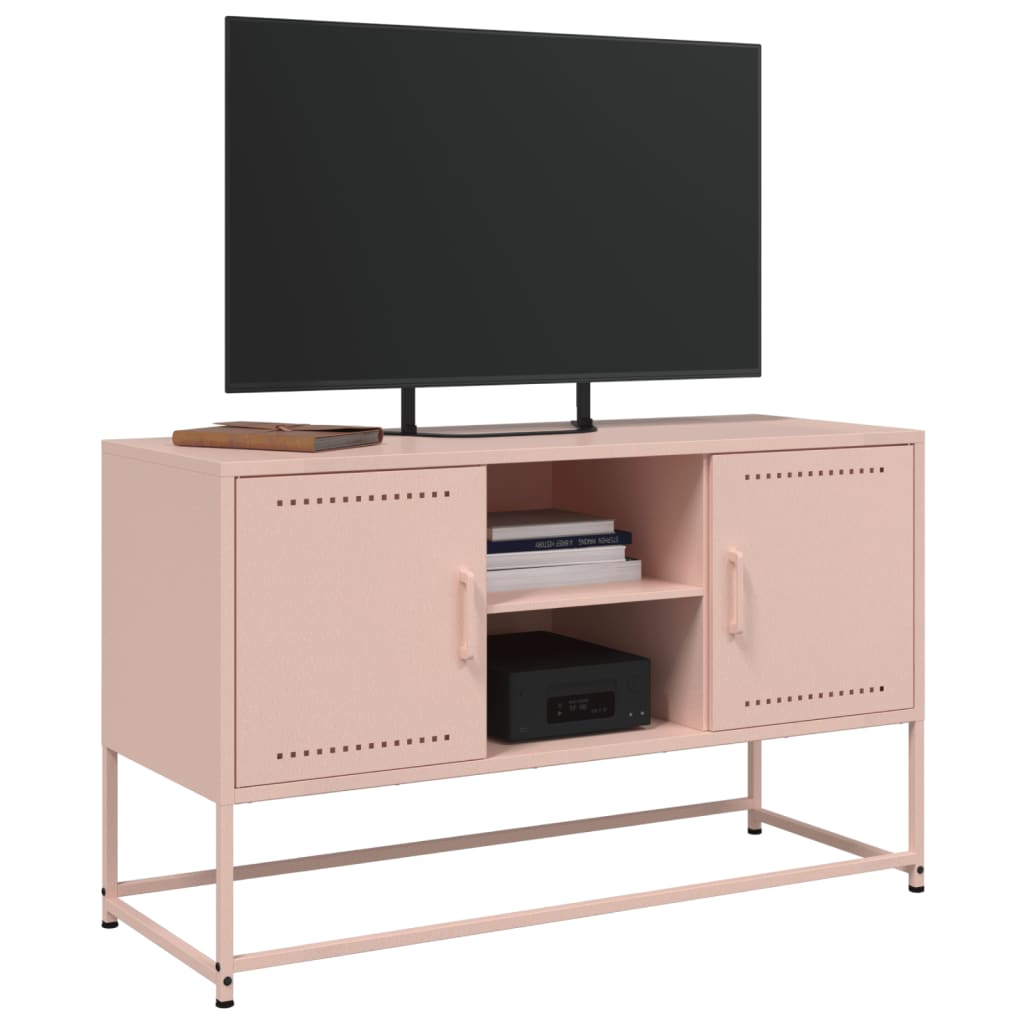 Highboard Pink 36x39x123 cm Steel