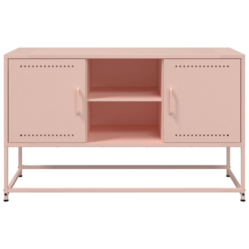 Highboard Pink 36x39x123 cm Steel