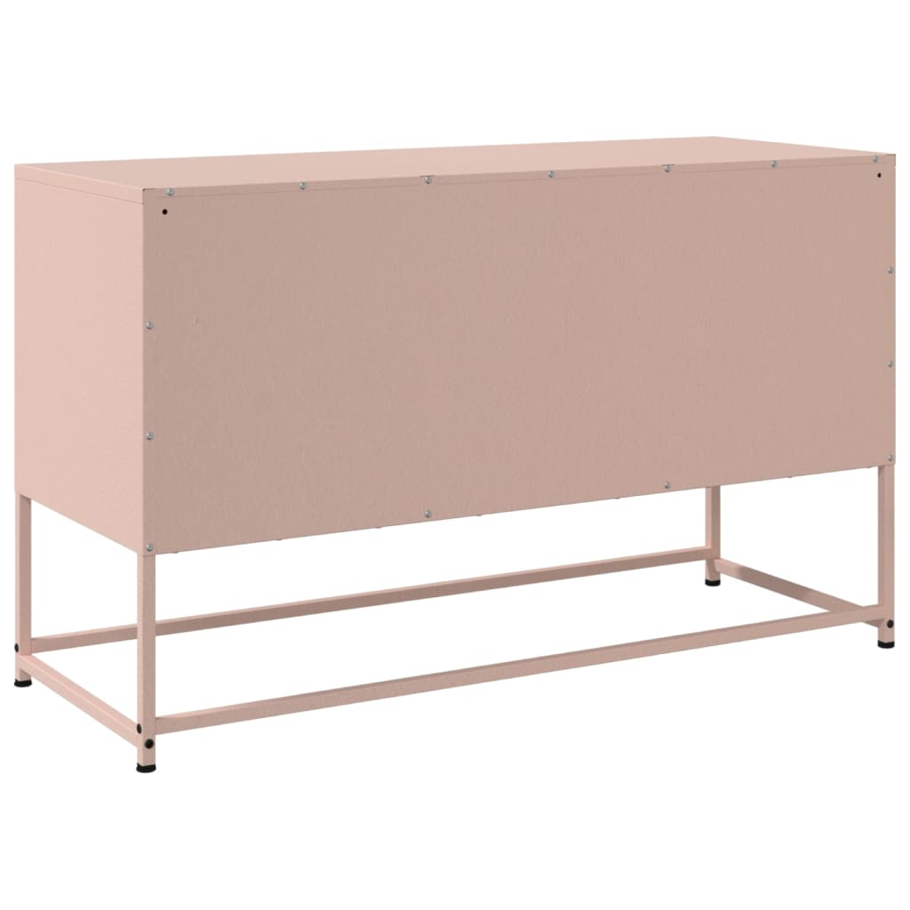 Highboard Pink 36x39x123 cm Steel