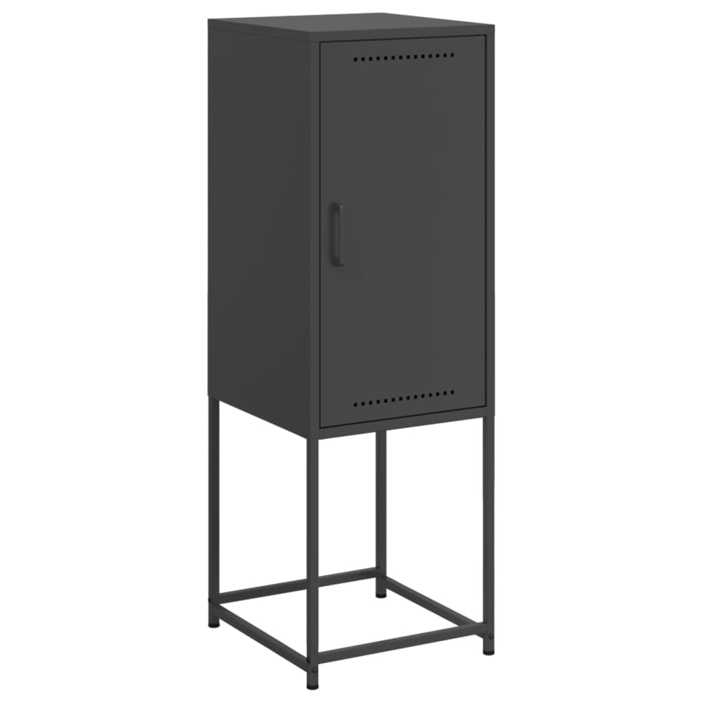 Highboard Black 36x39x107 cm Steel