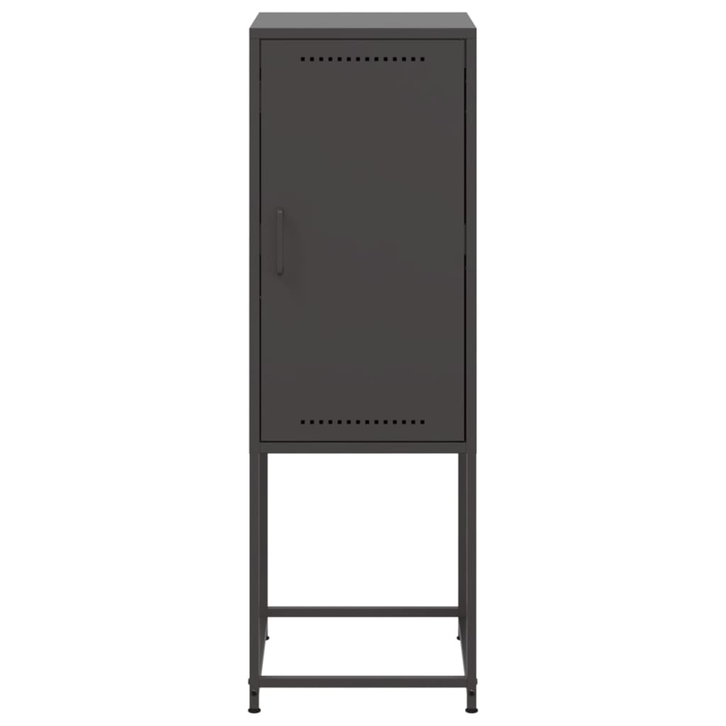 Highboard Black 36x39x107 cm Steel