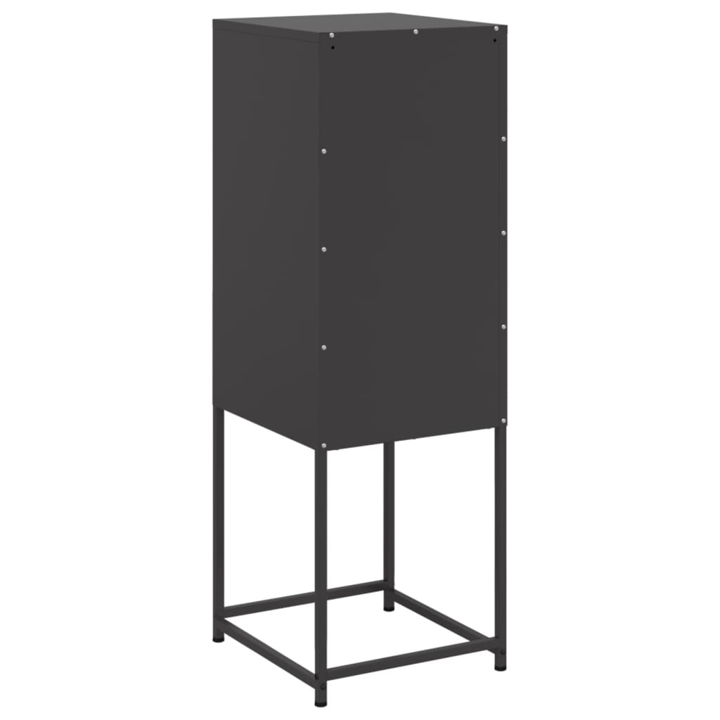 Highboard Black 36x39x107 cm Steel