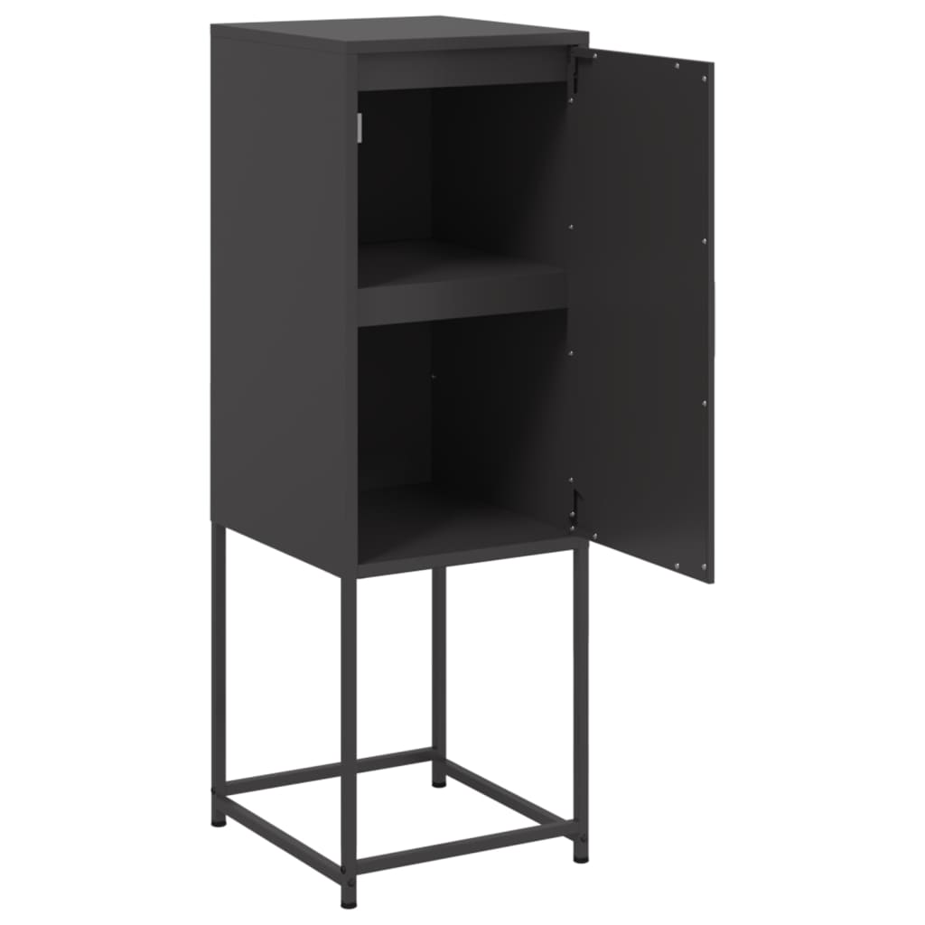 Highboard Black 36x39x107 cm Steel