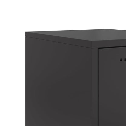 Highboard Black 36x39x107 cm Steel