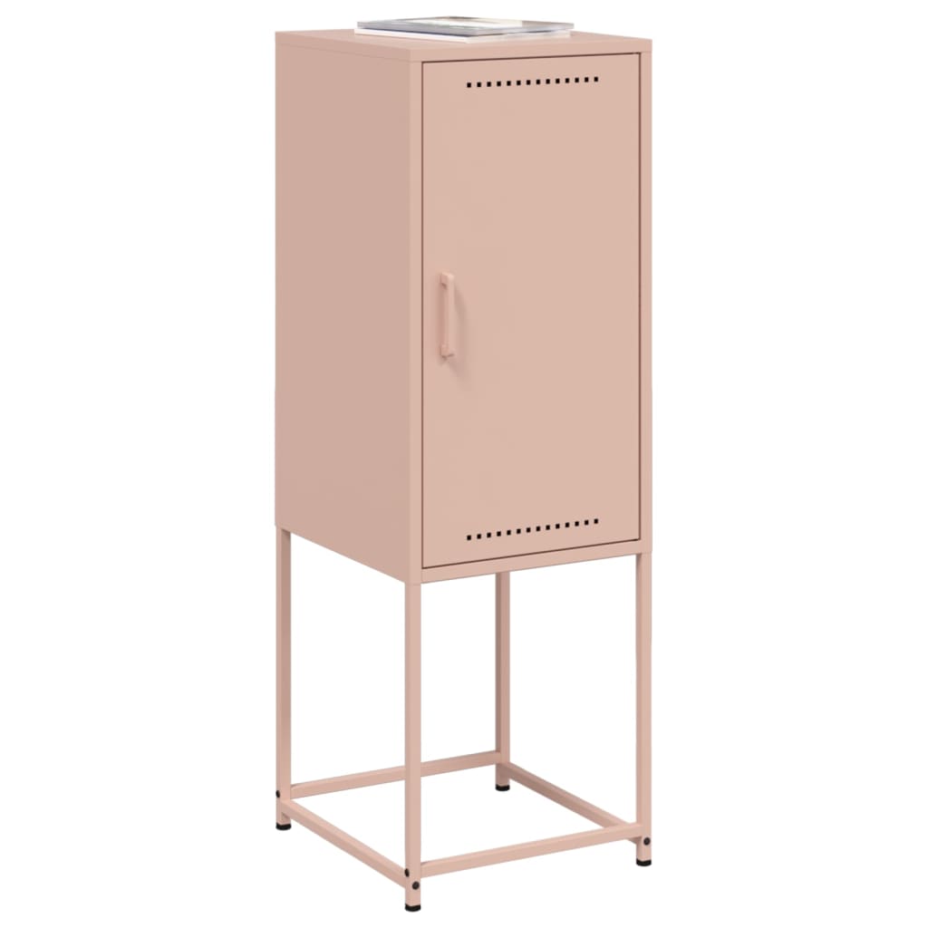 Highboard Pink 36x39x107 cm Steel