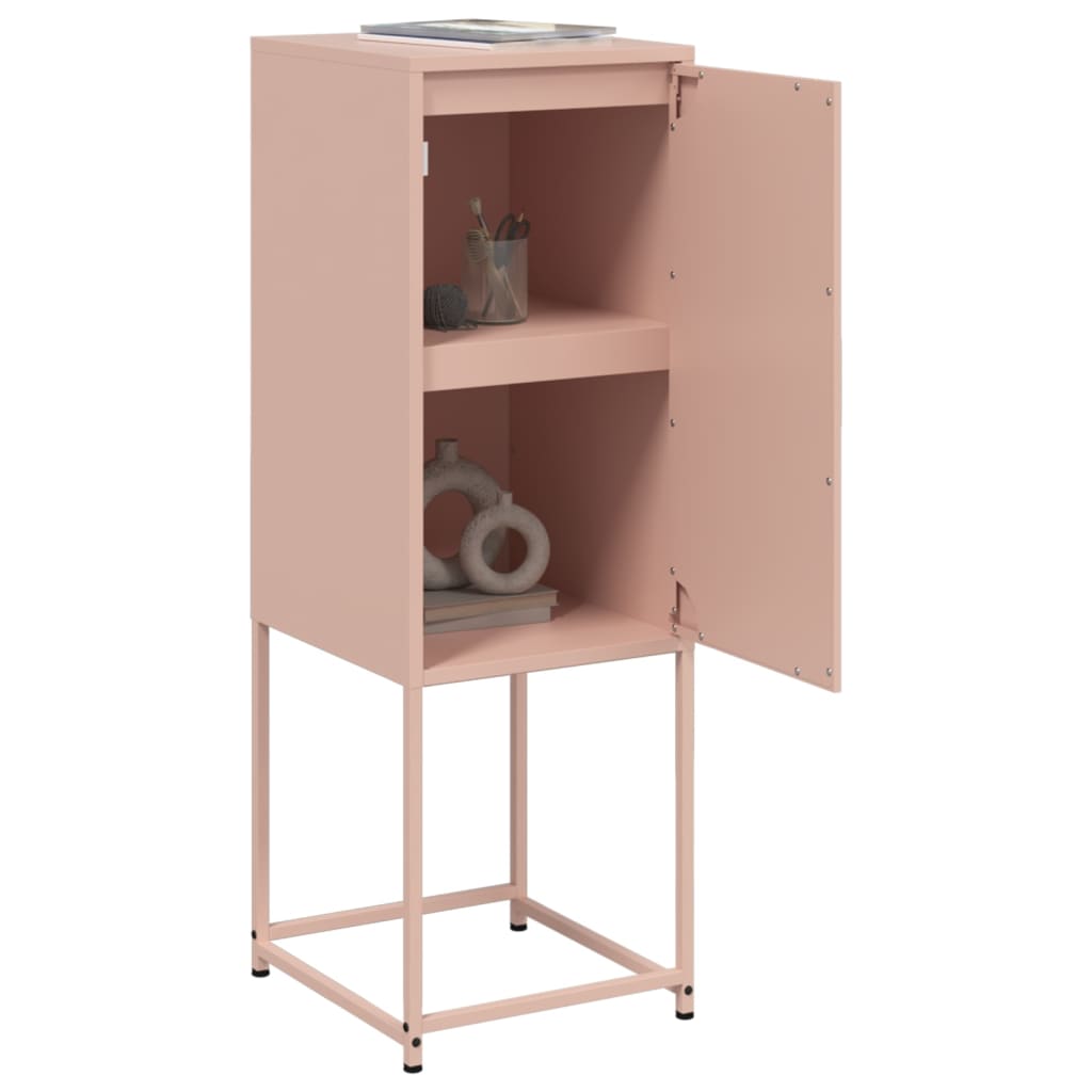 Highboard Pink 36x39x107 cm Steel