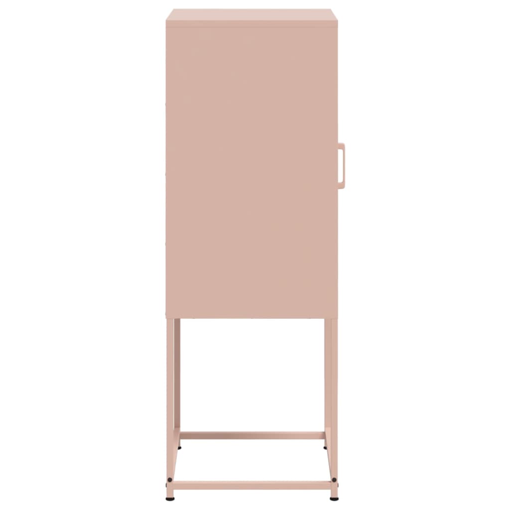 Highboard Pink 36x39x107 cm Steel