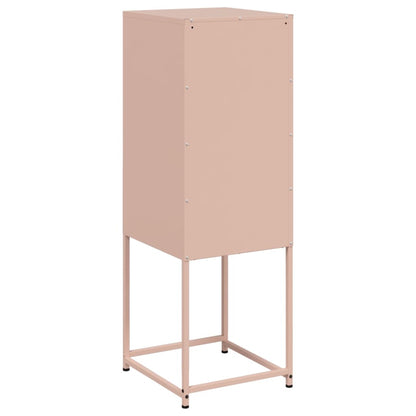 Highboard Pink 36x39x107 cm Steel