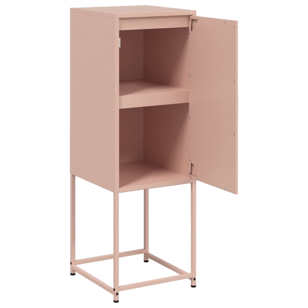 Highboard Pink 36x39x107 cm Steel