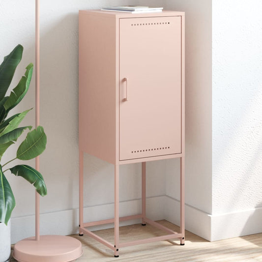 Highboard Pink 36x39x107 cm Steel