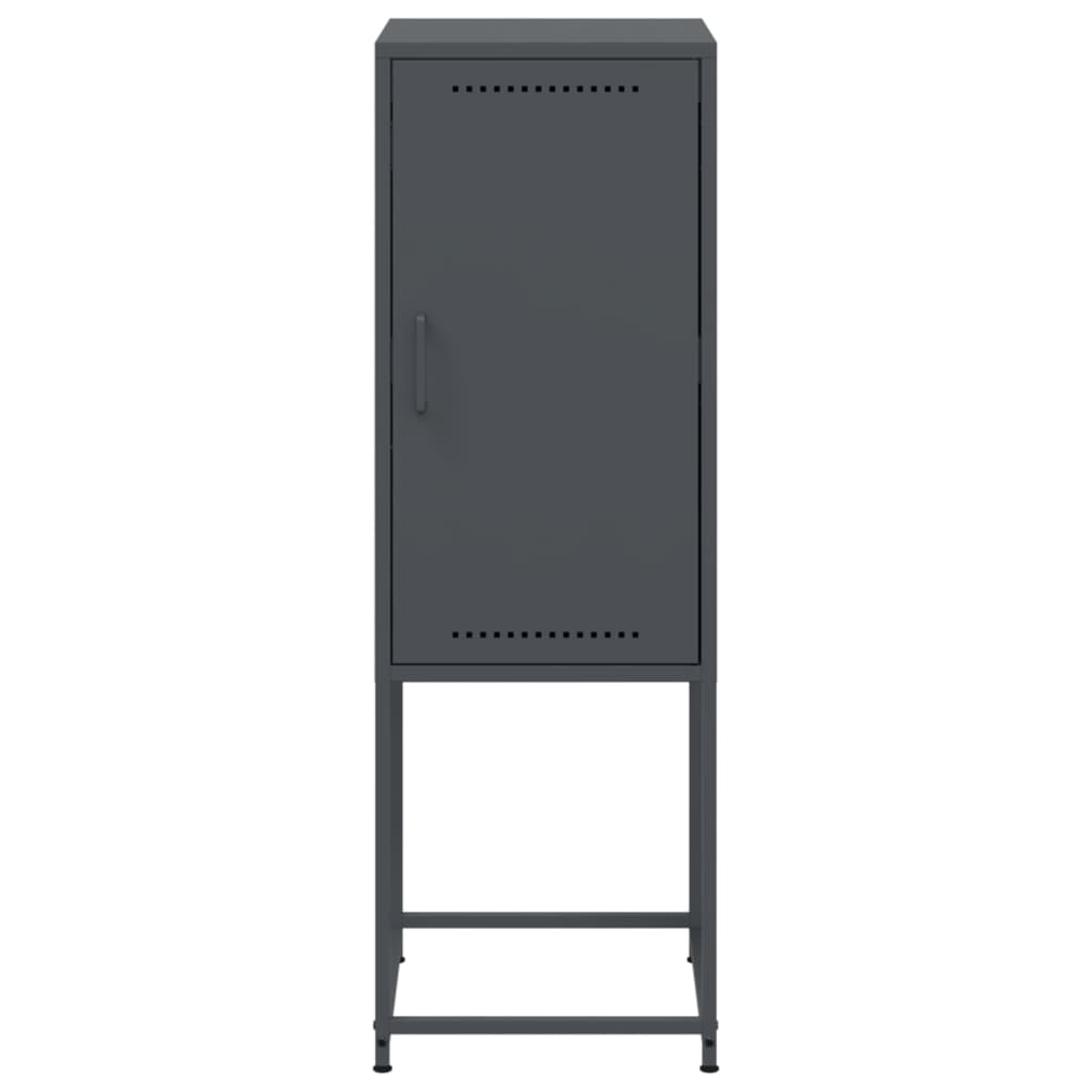 Highboard Anthracite 36x39x107 cm Steel