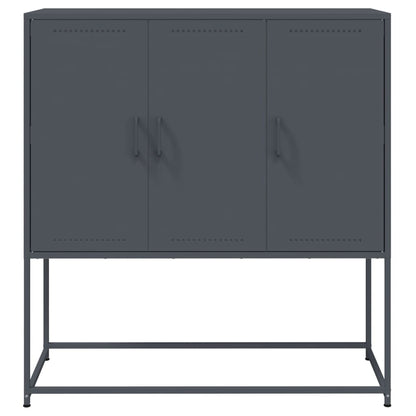 Highboard Anthracite 100.5x39x107 cm Steel