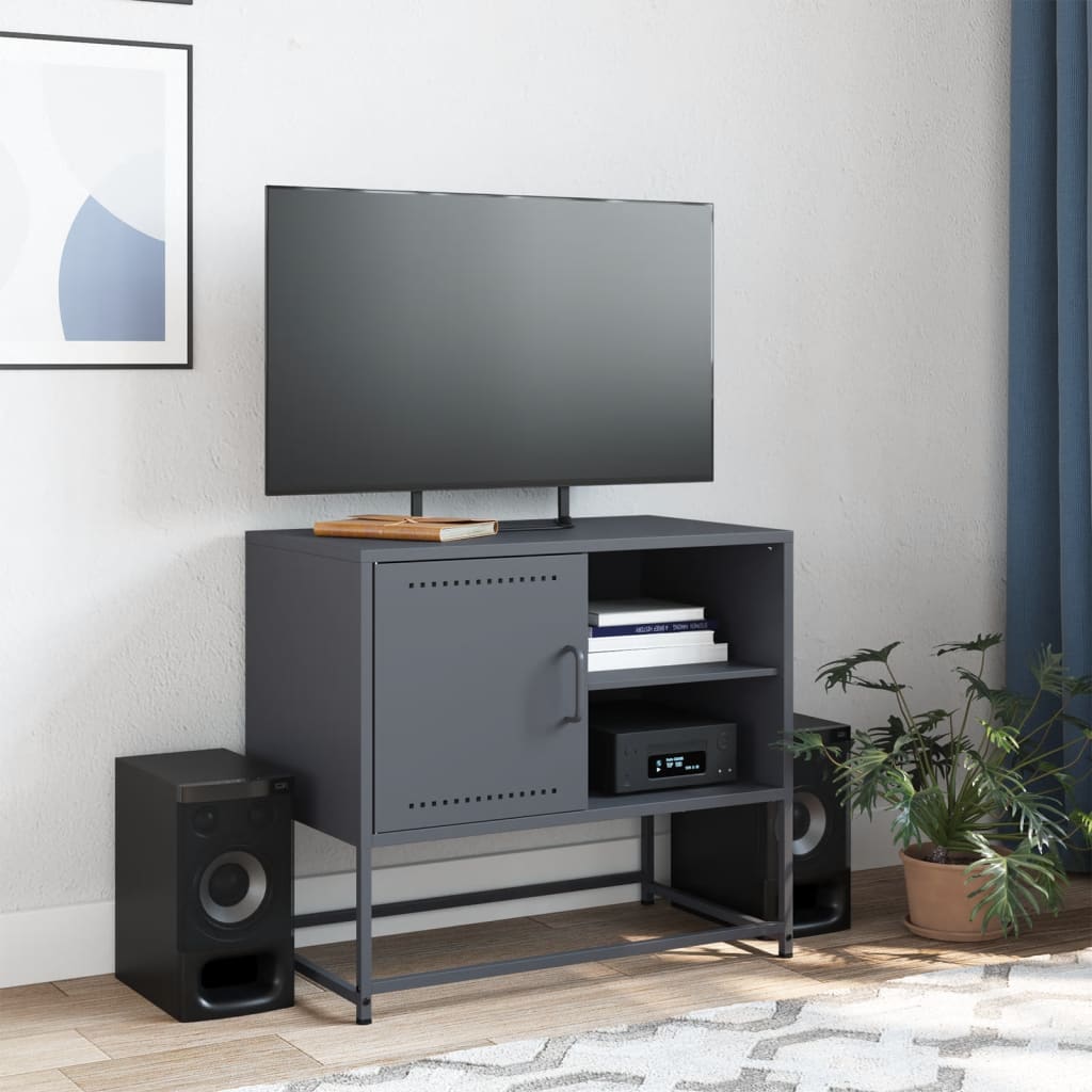 TV Cabinet Pink 100.5x39x60.5 cm Steel